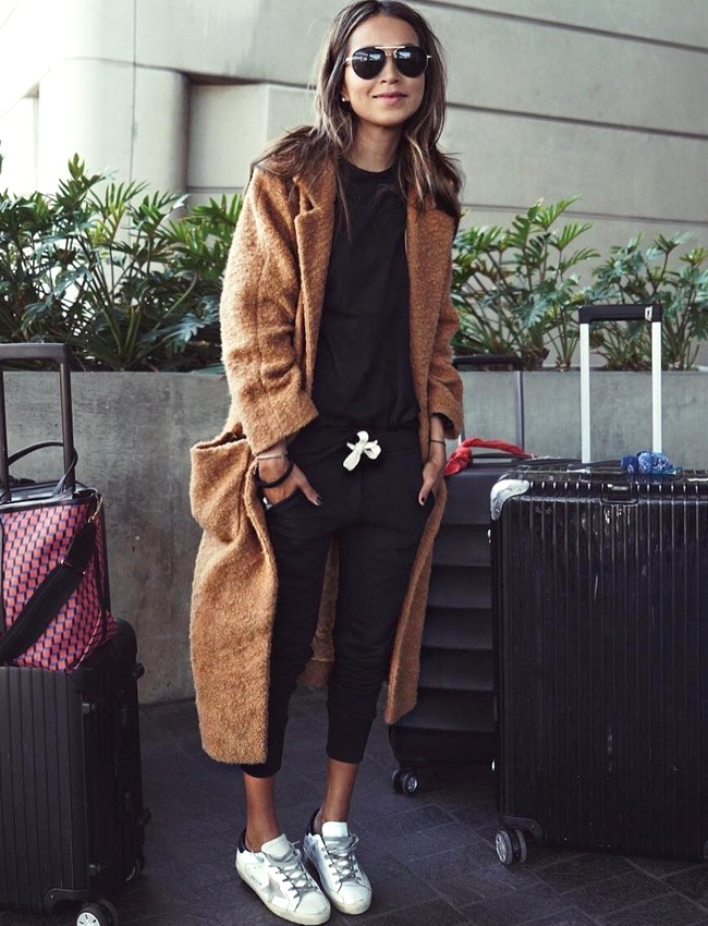 Le pardessus camel ultra cosy, l'arme secr�te pour chiciser une tenue de voyage