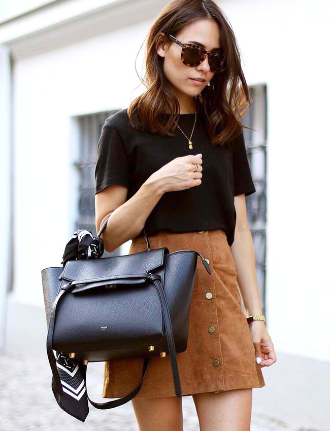 Noir + caramel = le bon mix