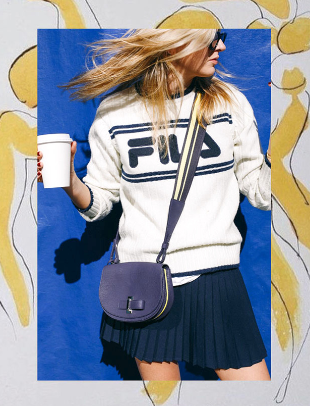 Oui au look d'�coli�re sporty cool !