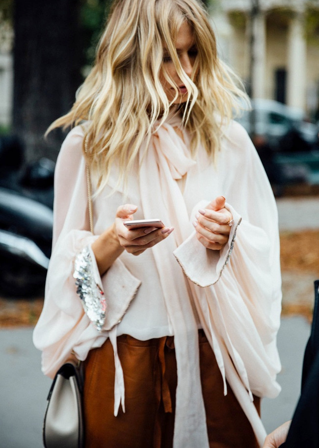 Rose tendre + marron = le bon mix