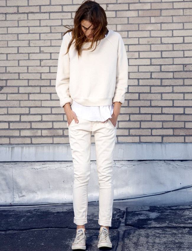 Le parfait total look blanc #29
