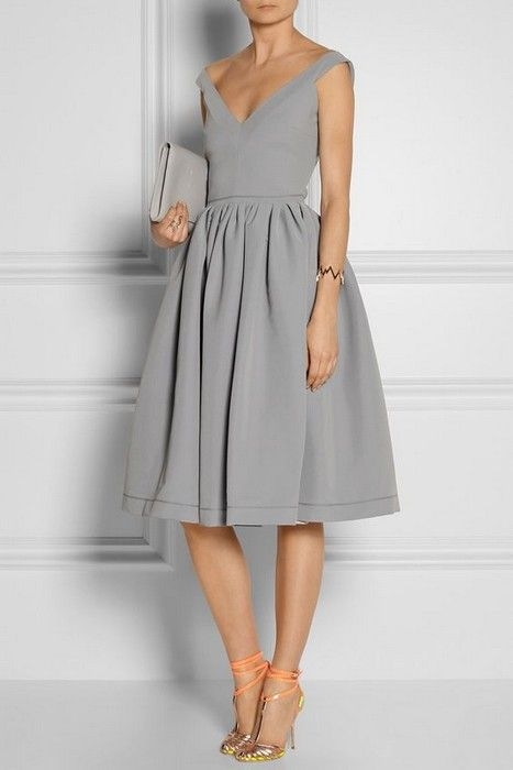 Robe Gris Clair Pour Mariage Flash ...