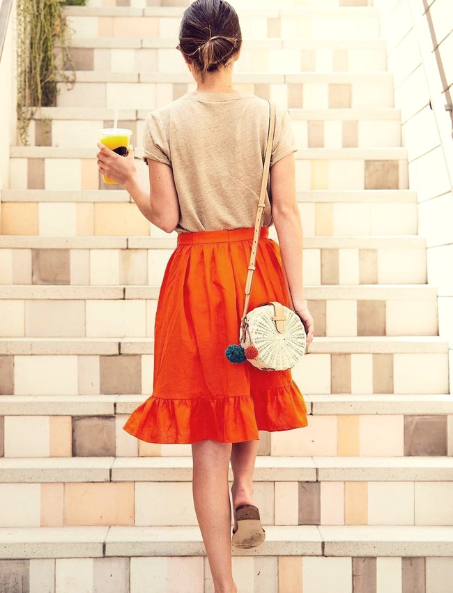 Camel + orange = le bon mix