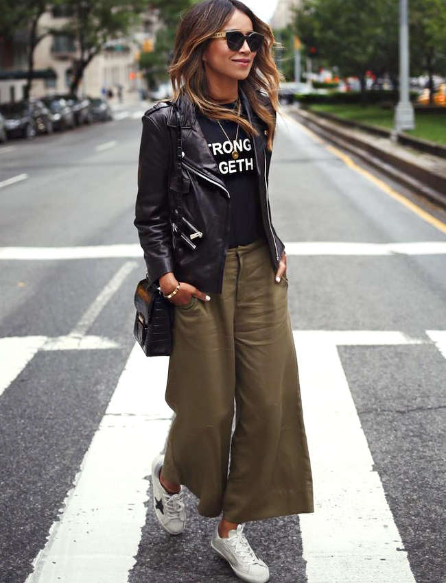 Wanted : une jupe culotte kaki 7/8