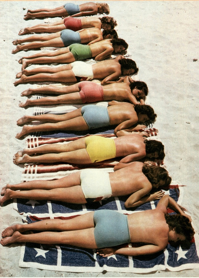 On aime quand vir�e � la plage rime avec d�bauche de couleurs !