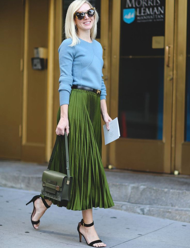 Bleu ciel + vert + noir = le bon mix