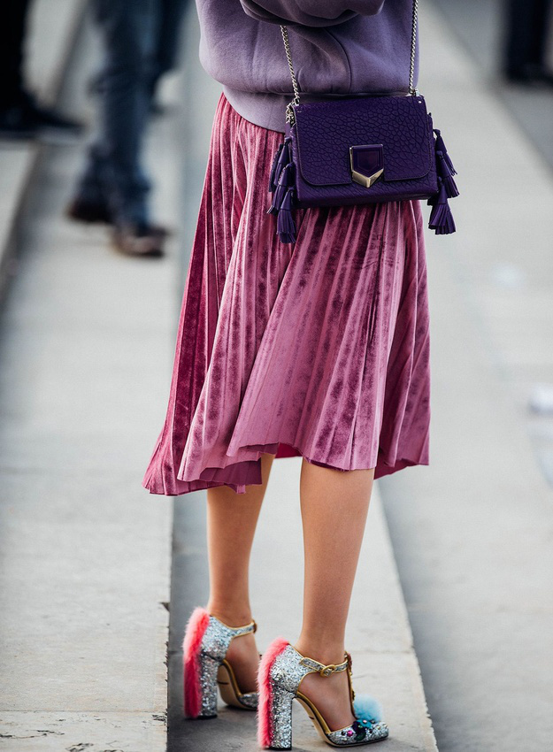 Mauve + violet + rose = le bon mix