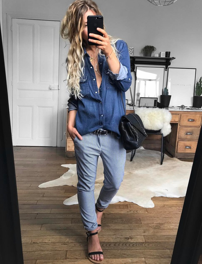 Le jean � rayures verticales, une bonne alternative au jean classique !