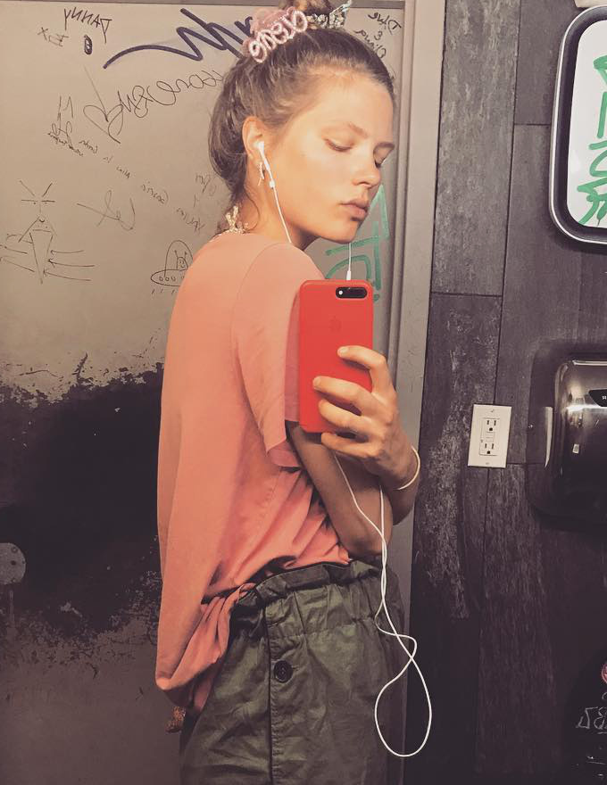 Vieux rose + kaki = le bon mix