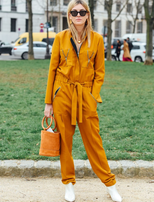 Wanted : une combinaison pantalon ocre