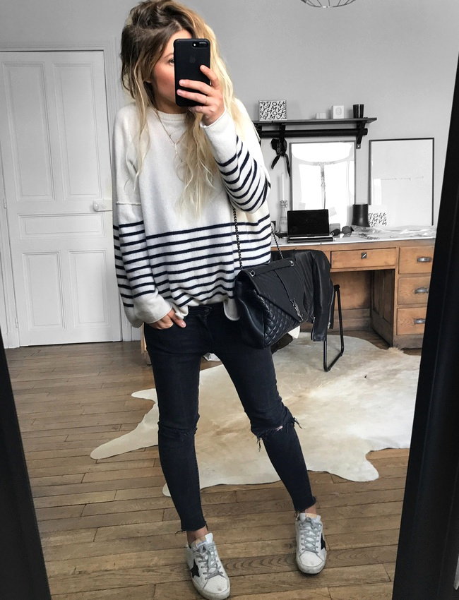 Oui aux variations autour du pull marini�re !