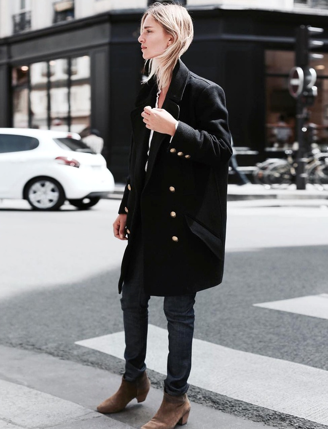 Wanted : un caban oversize style officier