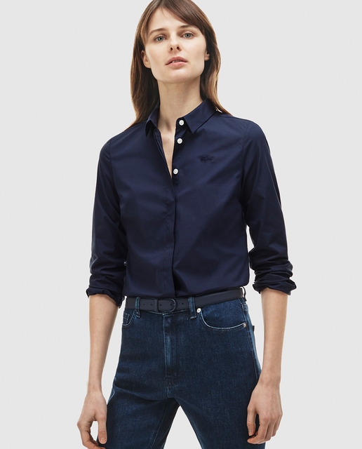 chemise bleu nuit femme