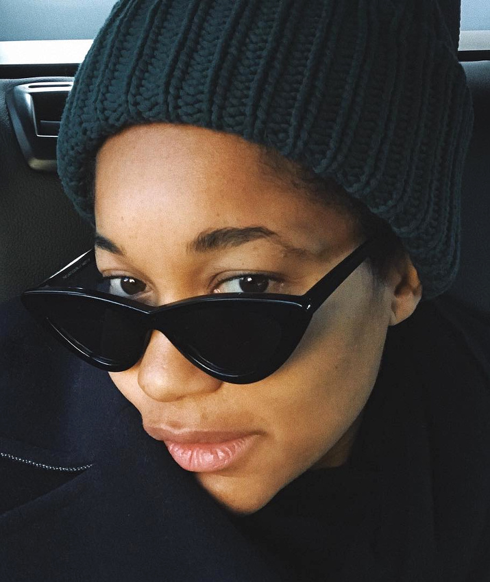 �pais bonnet noir + lunettes de star = le bon mix