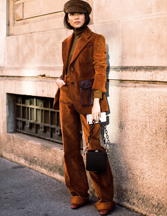 Roux + marron + noir = le bon mix