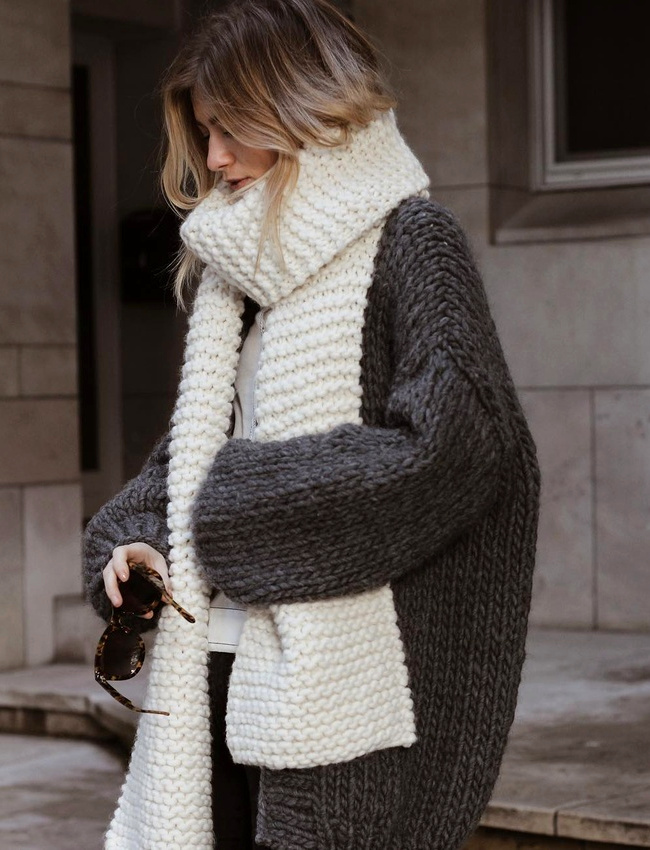 User et abuser des pi�ces en grosse maille, l'un des petits plaisirs qu'offre l'hiver !