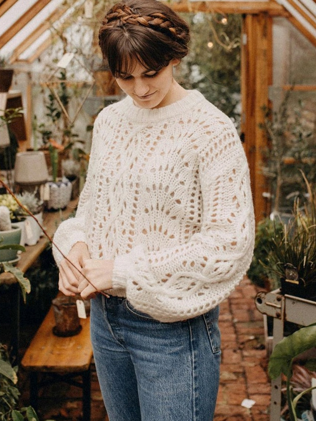 Le pull-over ajour�, la pi�ce doudou raffin�e du moment