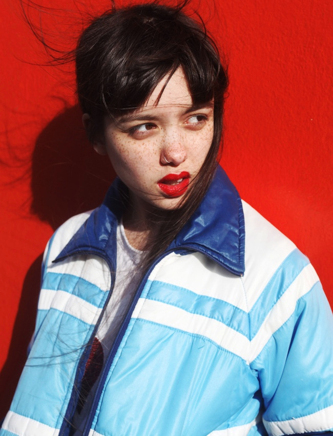 Wanted : un blouson r�tro graphique