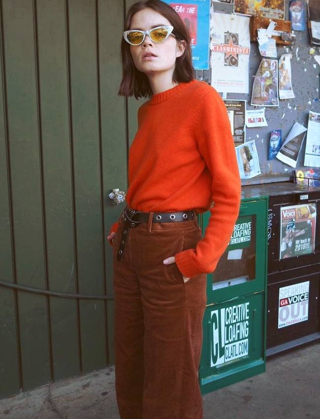 Orange + marron + touche de noir = le bon mix