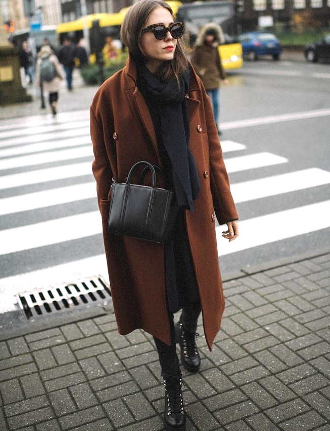 Noir + marron = le bon mix