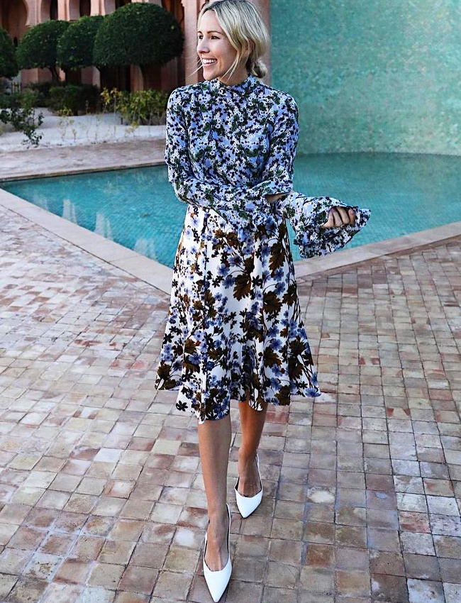 Mixer les imprim�s fleuris peut parfois se r�v�ler �tre une tr�s bonne id�e !