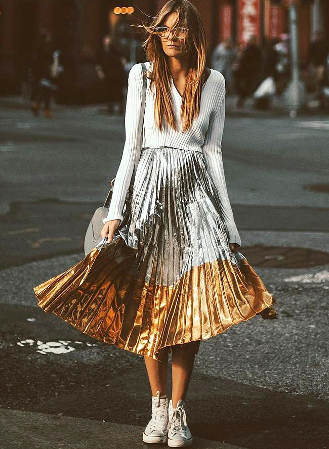 Ne jamais h�siter � insuffler une touche de glitter � ses looks quotidiens !