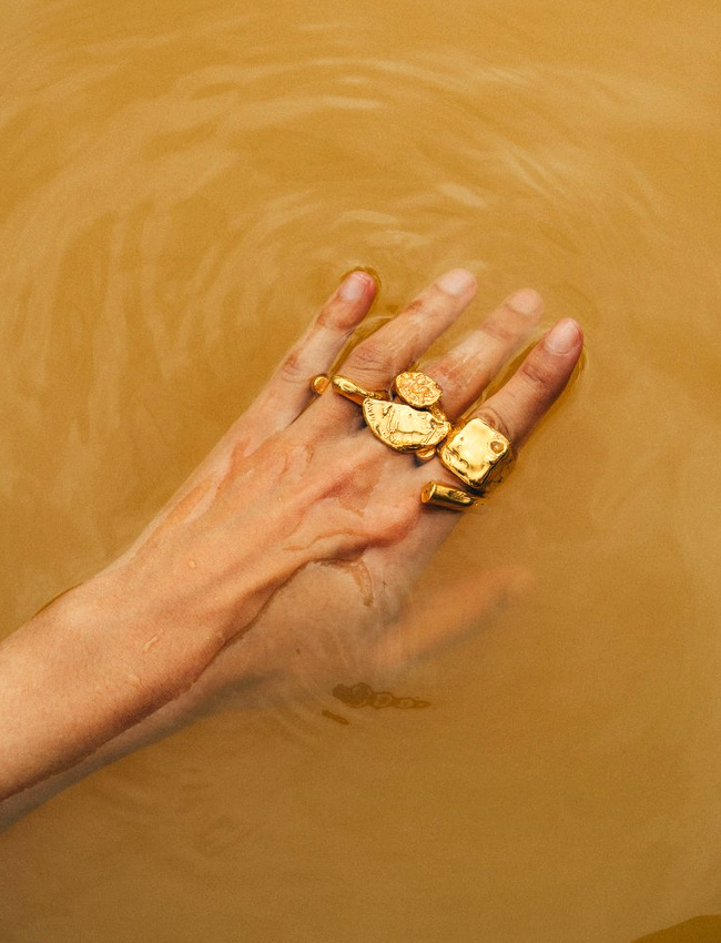 Envie de bijoux dor�s � l'allure sauvage...