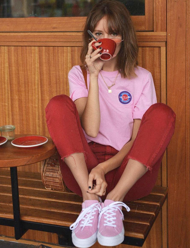 Rose + rouge = le bon mix