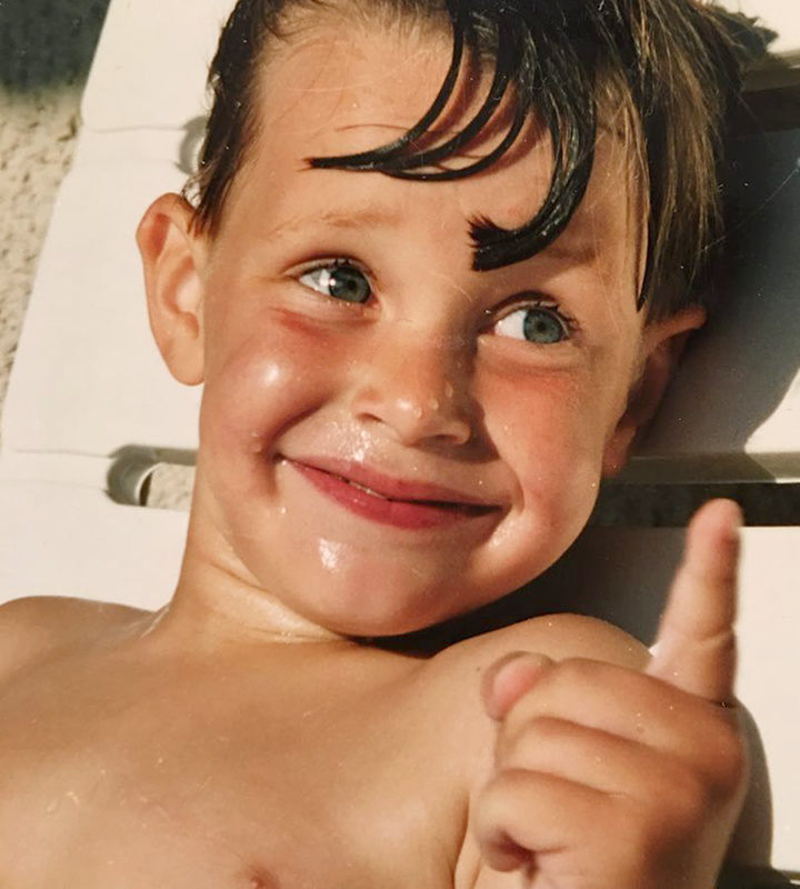 Simon Porte Jacquemus... craquant depuis son plus jeune �ge !