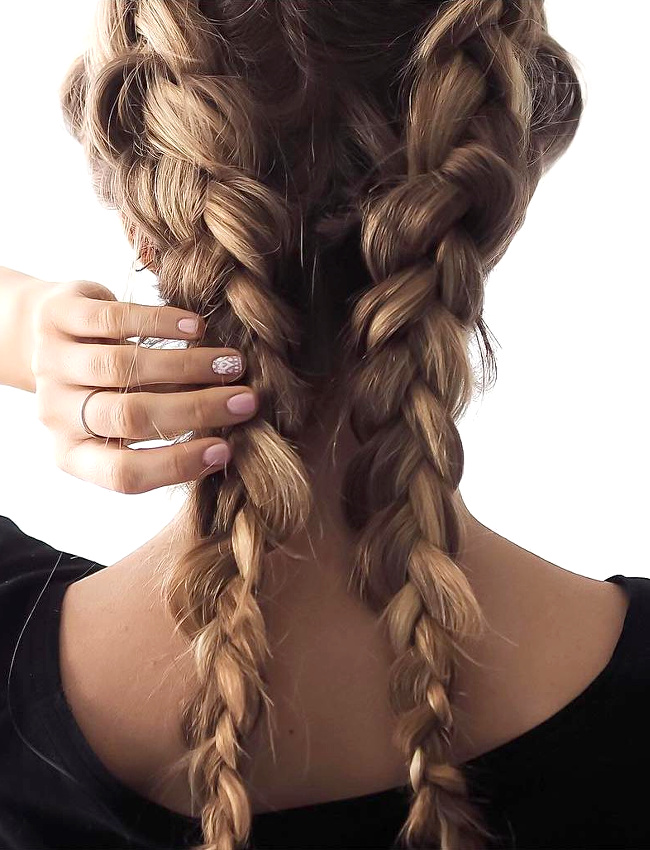 Oui aux nattes revisit�es !