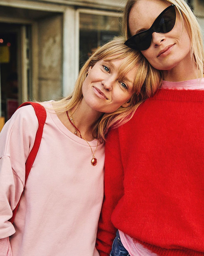 On ne se lasse pas du duo rose/rouge !