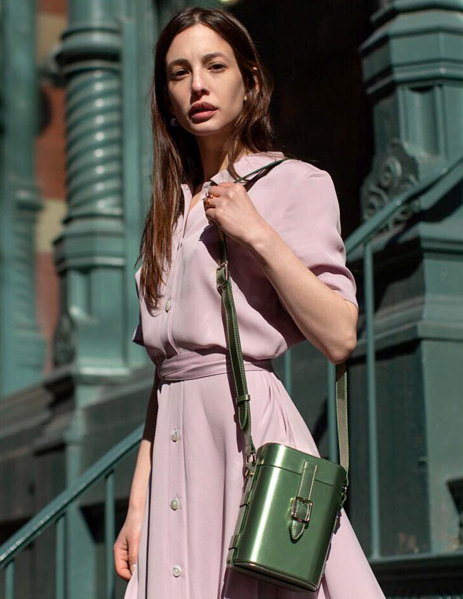 Lilas + vert sapin = le bon mix