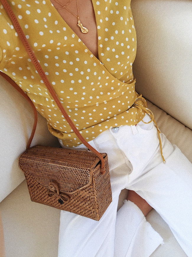 La besace en osier, la version pragmatique du panier � la Birkin !