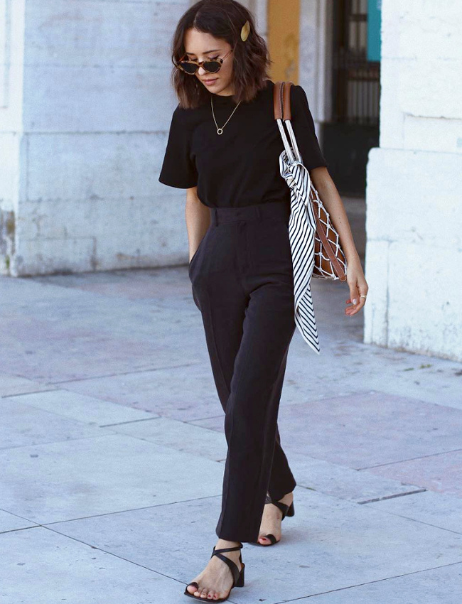 Le parfait total look noir #258