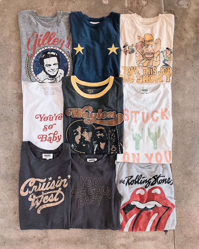 Wanted : une collection de tee-shirts vintage/rock/funky !