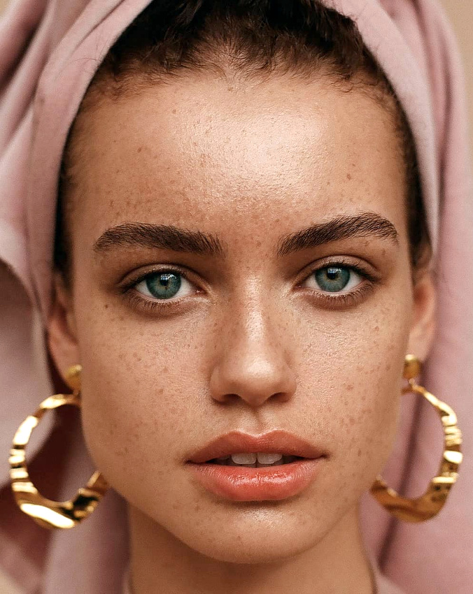 Vieux rose + �clats dor�s = le bon mix