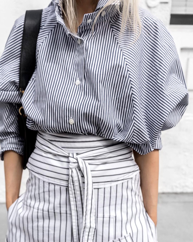 Rayures verticales + rayures horizontales = le bon mix