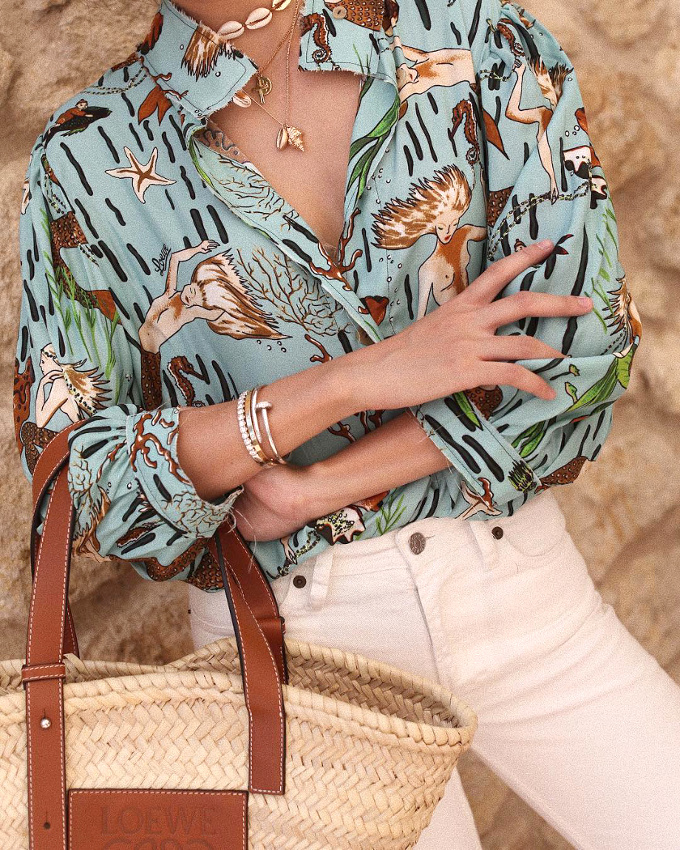 Rien de tel qu'un imprim� un peu fou pour d�rider un sage look estival !