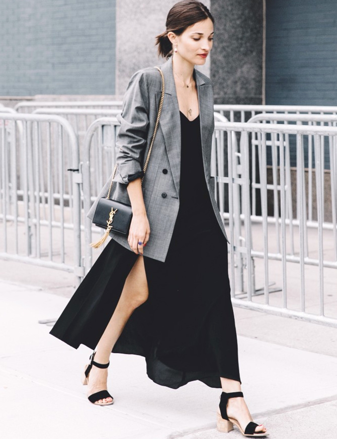 Rien de tel qu'un blazer masculin pour r�chauffer une tenue chic et f�minine !