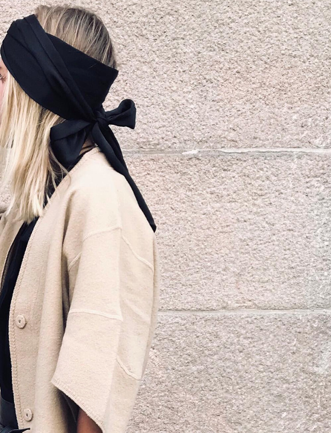 Pour ou contre la ceinture en tissu transform�e en head-band ?