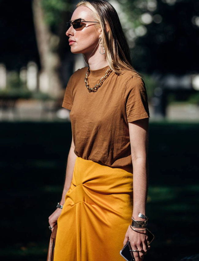 Marron + ocre = le bon mix