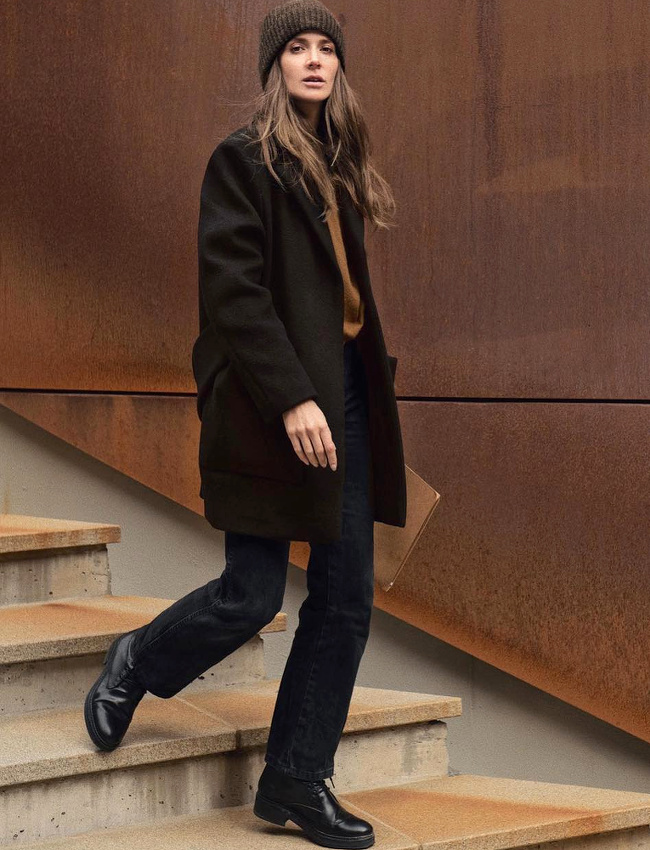 Marron + noir = le bon mix