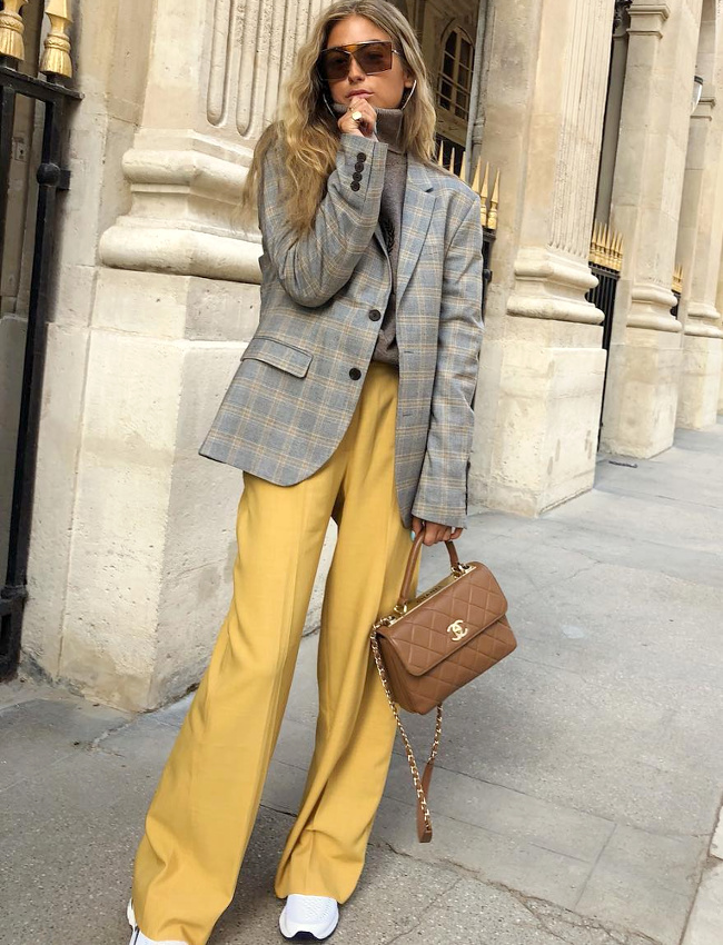 On ne se lasse pas du trio gris/jaune/blanc !