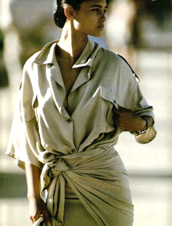 Drap� + coloris militaire = le bon mix