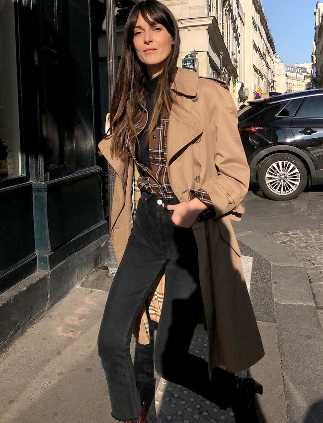 Noir + marron + camel = le bon mix