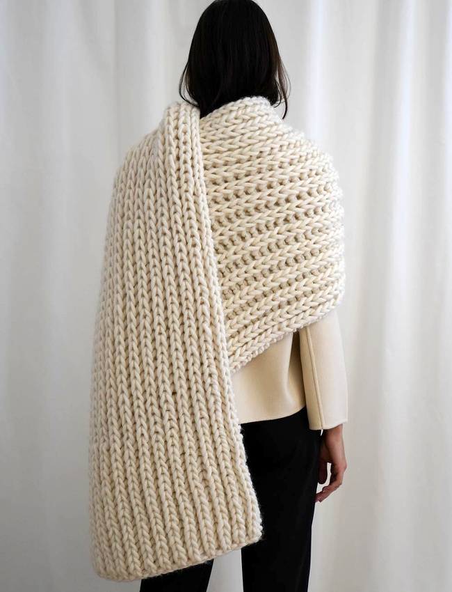 Envie d'un ch�le d'int�rieur ultra douillet...