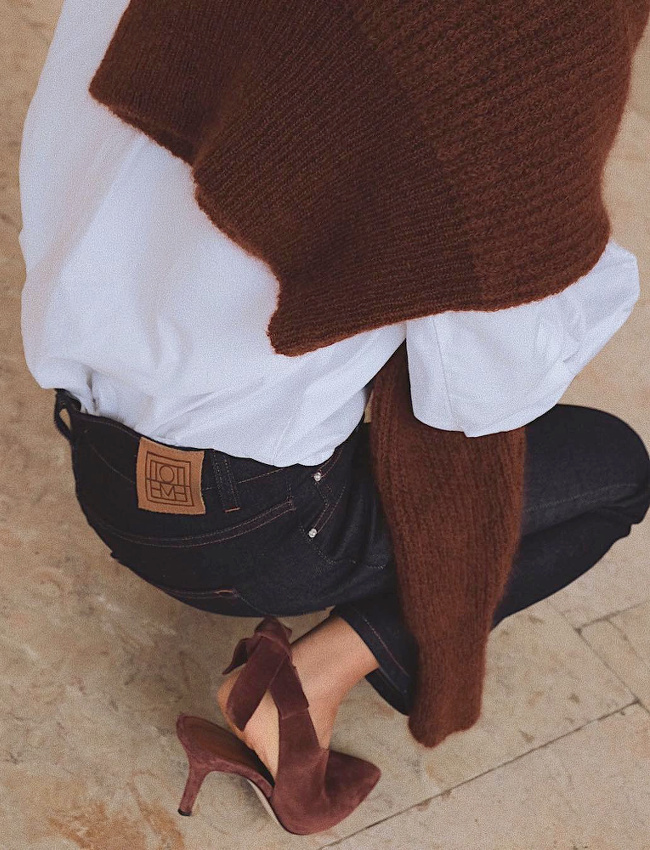 Noir + marron + blanc = le bon mix