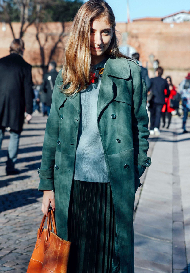 Vert + bleu fum�e + camel = le bon mix