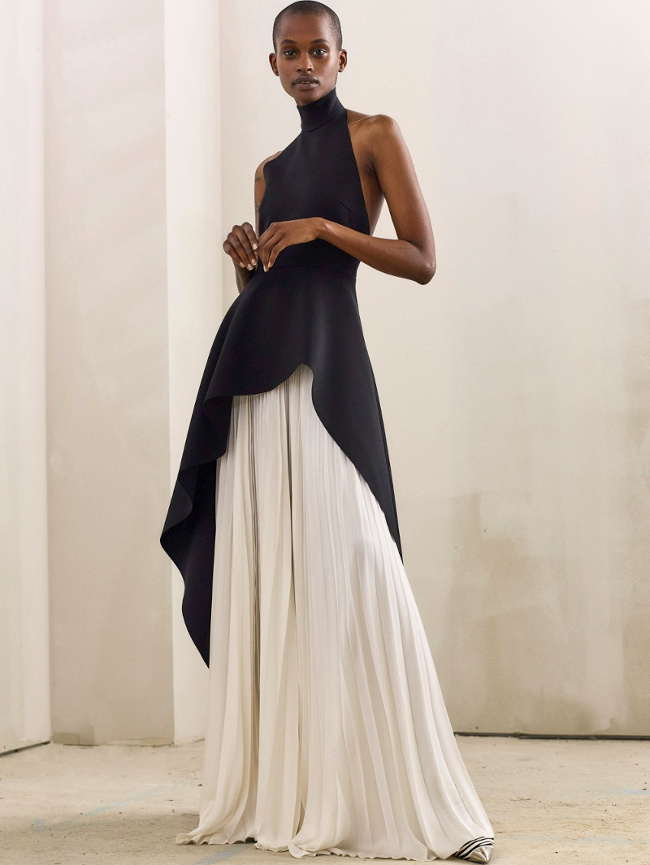 M�lant coupe insolite et lignes f�minines, cette cr�ation ne manque pas de modernit� intemporelle