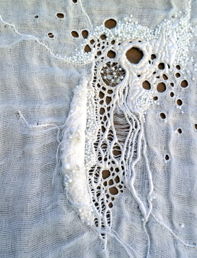 Quand la broderie devient organique...